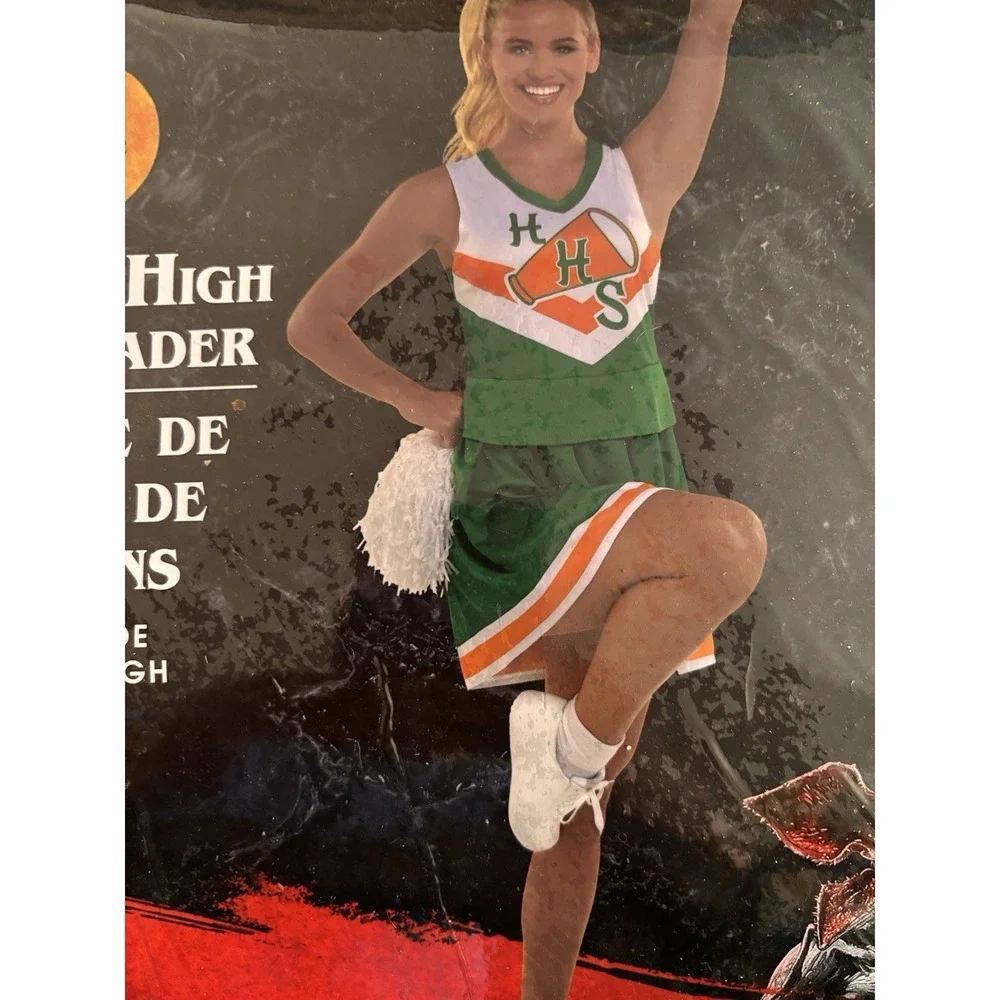 Stranger things Hawkins High Cheerleader Adult Small 2-4 Halloween Costume